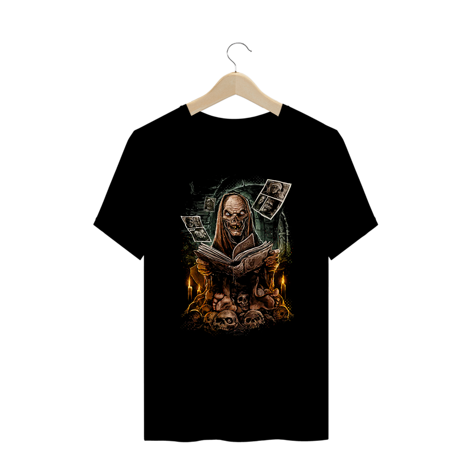 Camiseta Plus Size Cryptkeeper Filme Contos da Cripta Terror Estampa Exclusiva