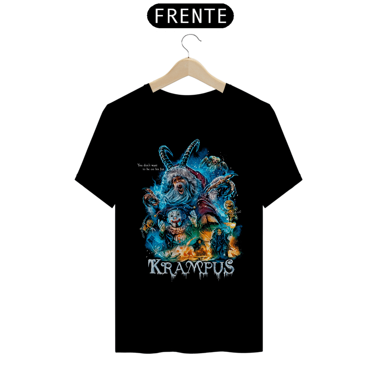 Nome do produto: Camiseta Krampus Estampa 2# Filme Terror 