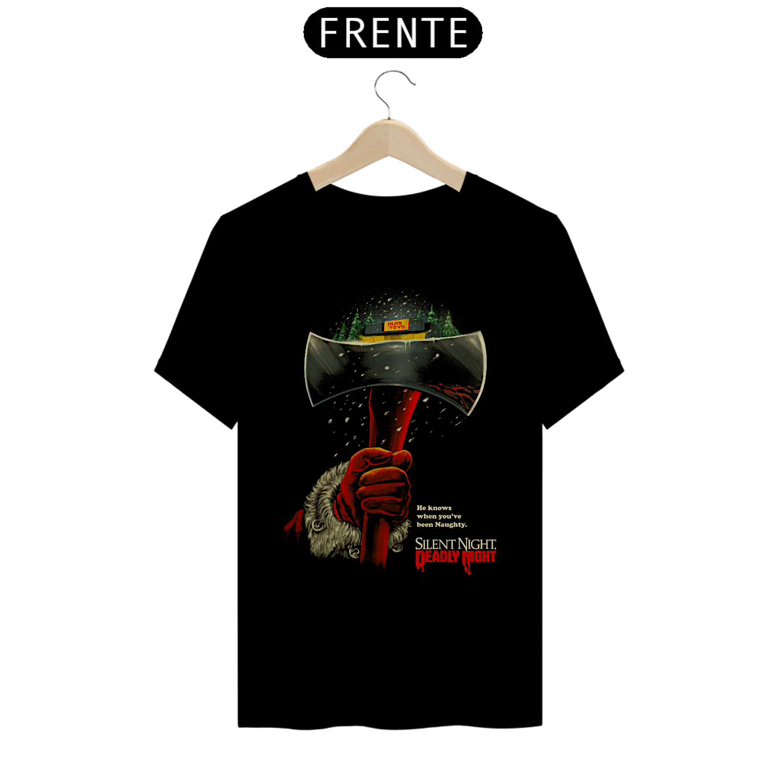 Camiseta Natal Sangrento Estampa 2# Filme Terror 