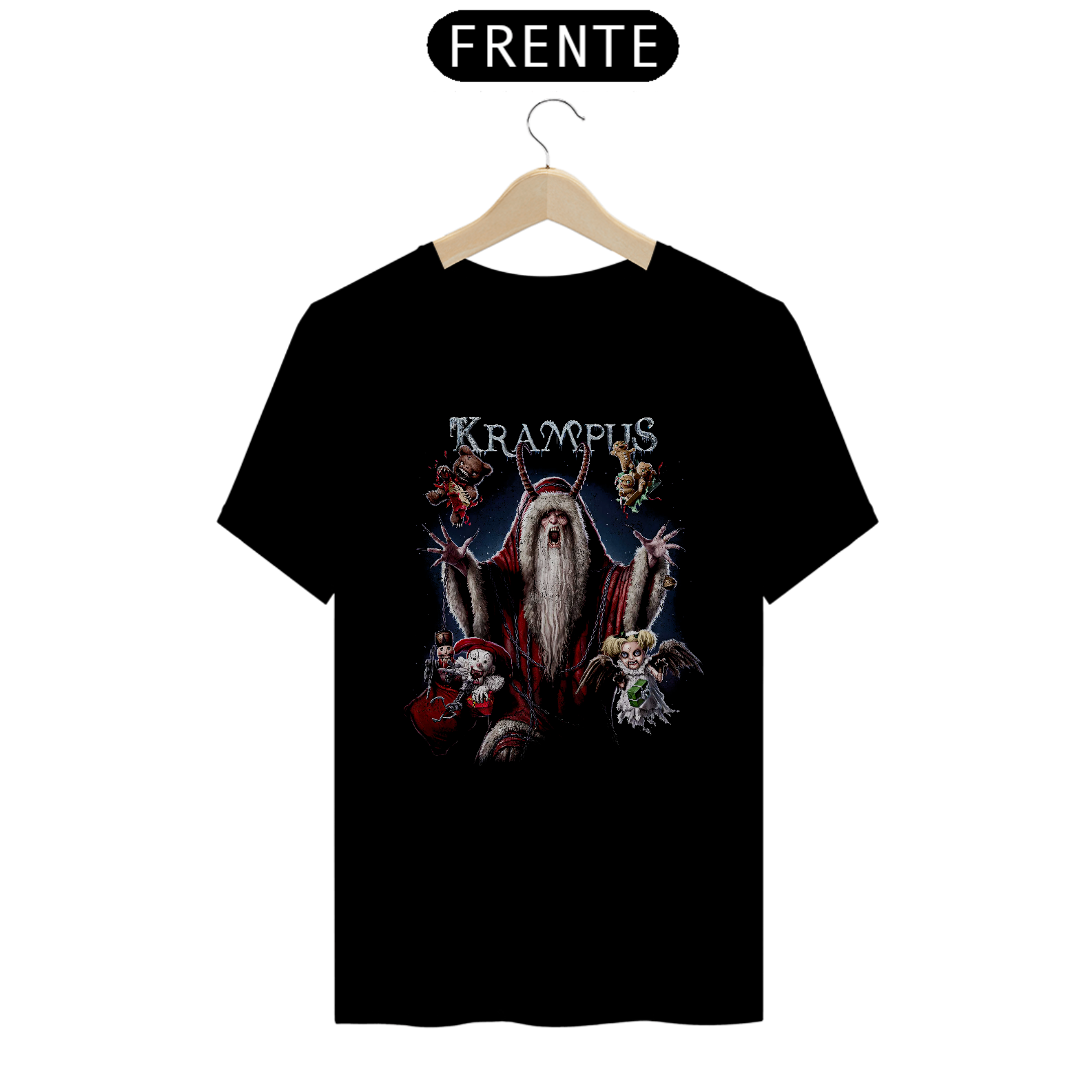 Camiseta Krampus Estampa Filme Terror 