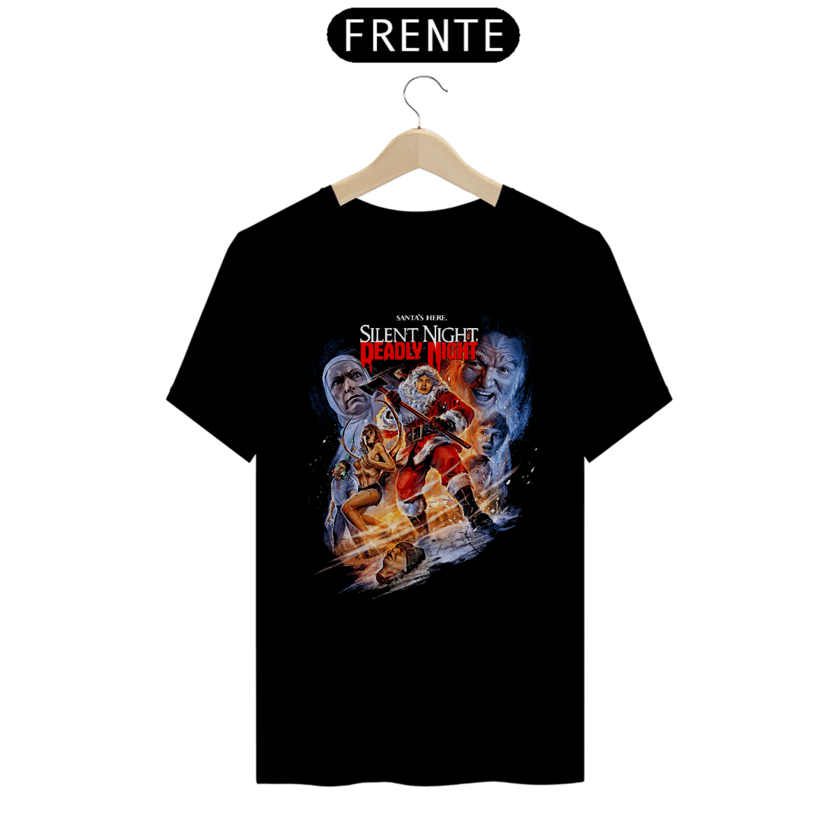 Nome do produto: Camiseta Natal Sangrento Estampa 3# Filme Terror 