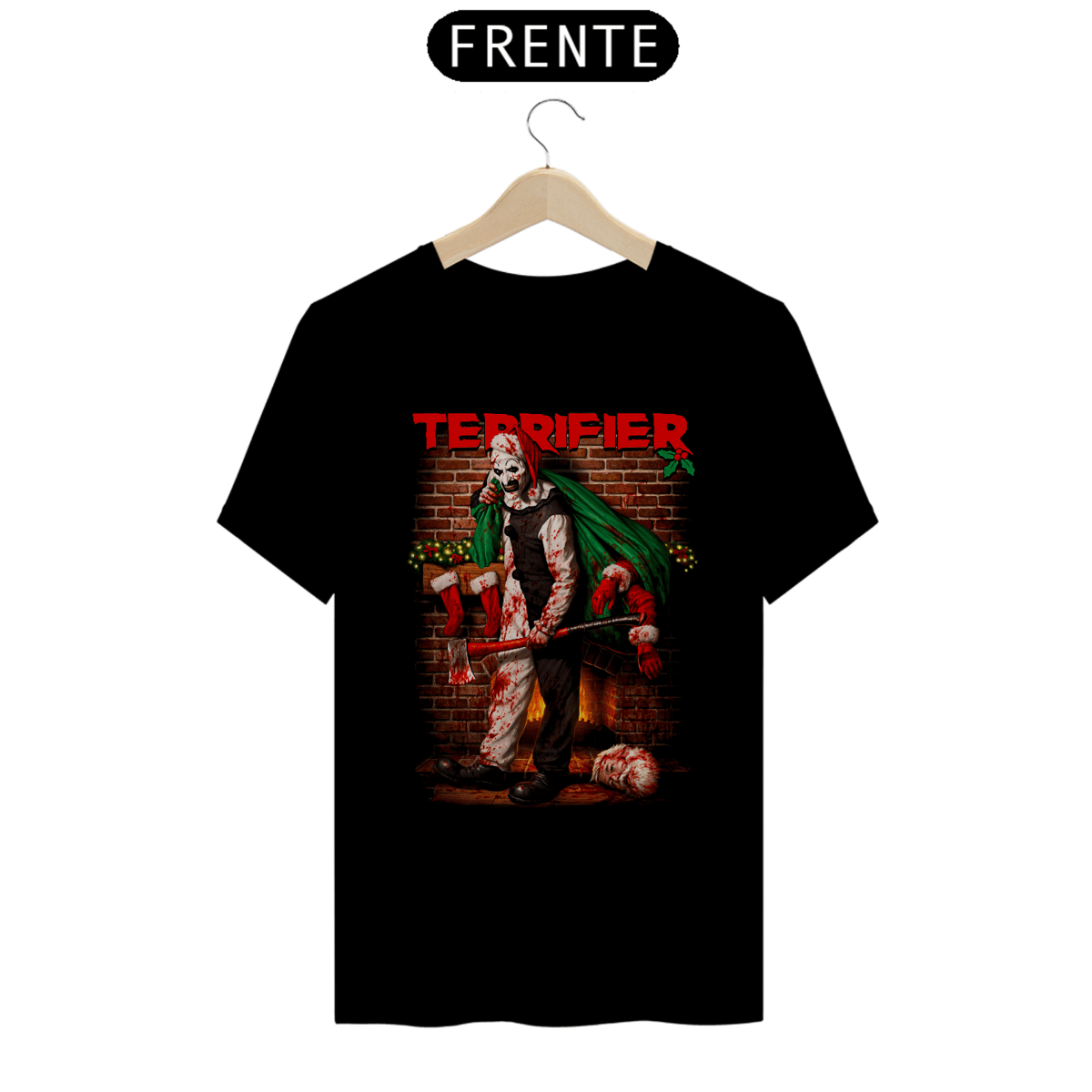 Nome do produto: Camiseta Aterrorizante Estampa Filme Terrifier Terror