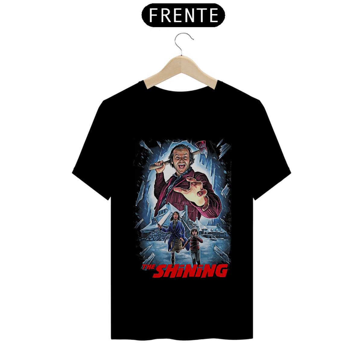Nome do produto: Camiseta O Iluminado Estampa Filme Terror 