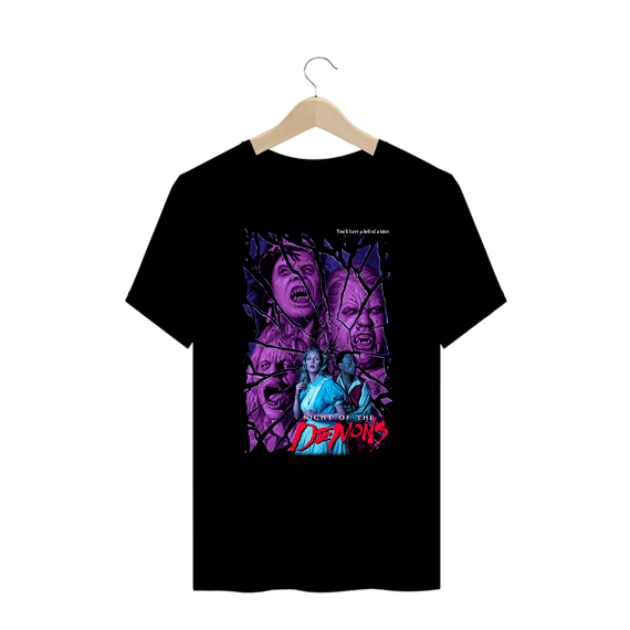 Camiseta Plus Size A Noite dos Demônios Filme Terror Estampa Exclusiva