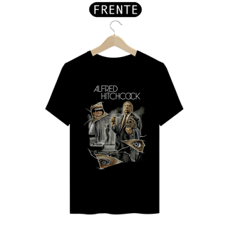 Camiseta Alfred Hitchcock Estampa Filme Terror 