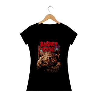 Camiseta Feminina O Mistério do Cesto Estampa Filme Terror