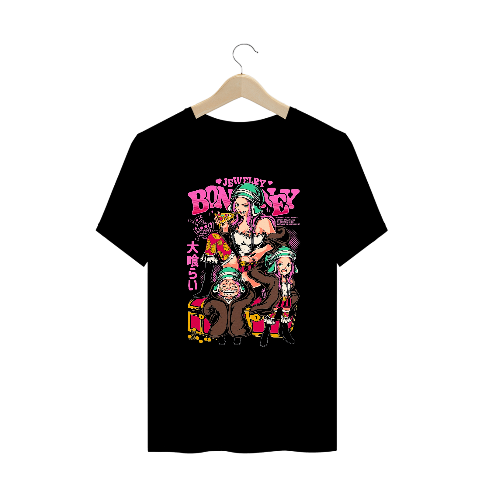 Camiseta Plus Size Jewelry Bonney One Piece Estampa Anime