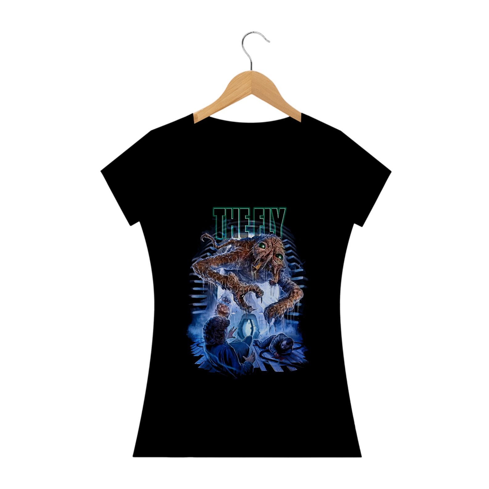 Camiseta Feminina A Mosca Estampa Filme Terror