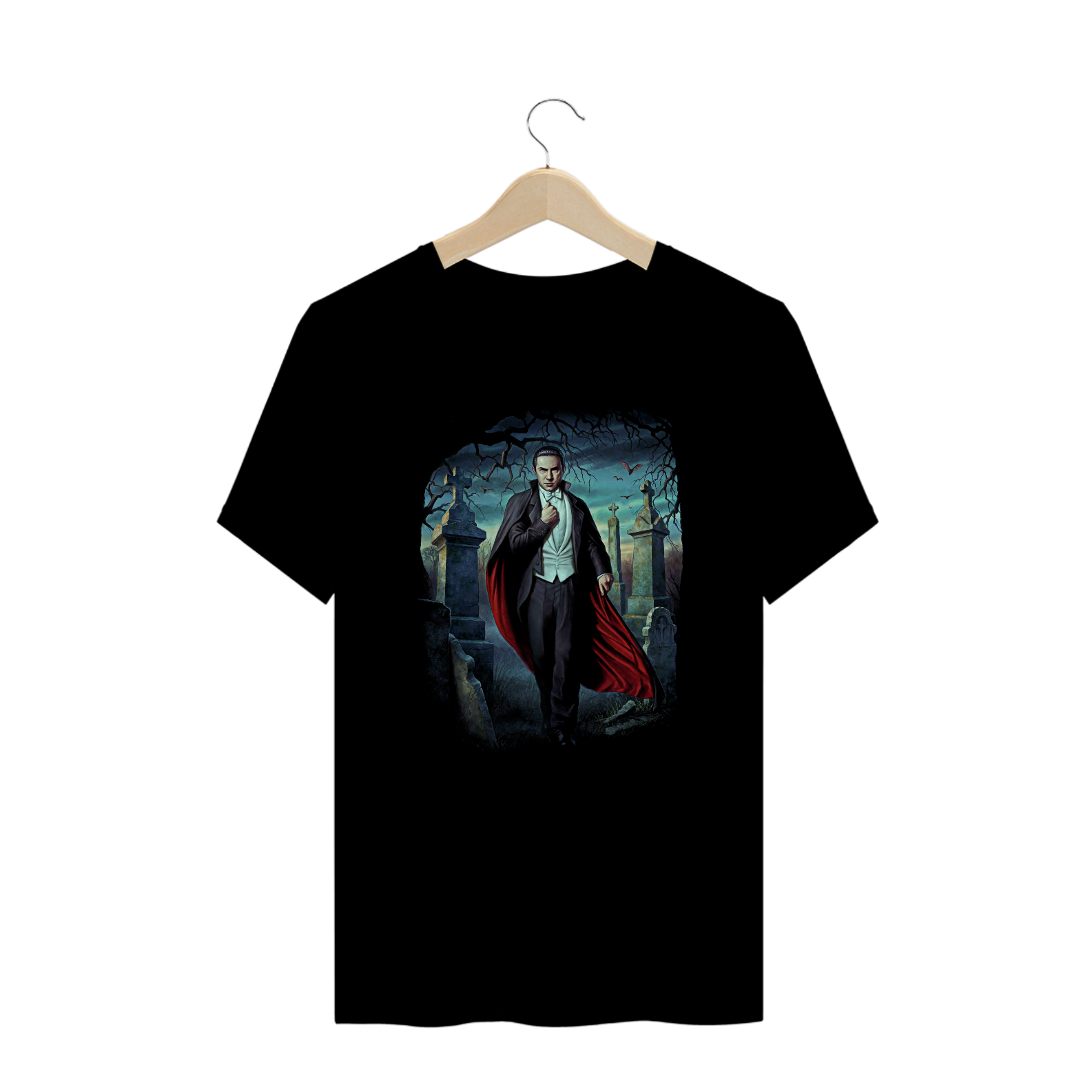 Camiseta Plus Size Dracula Bela Lugosi Estampa Filme Terror