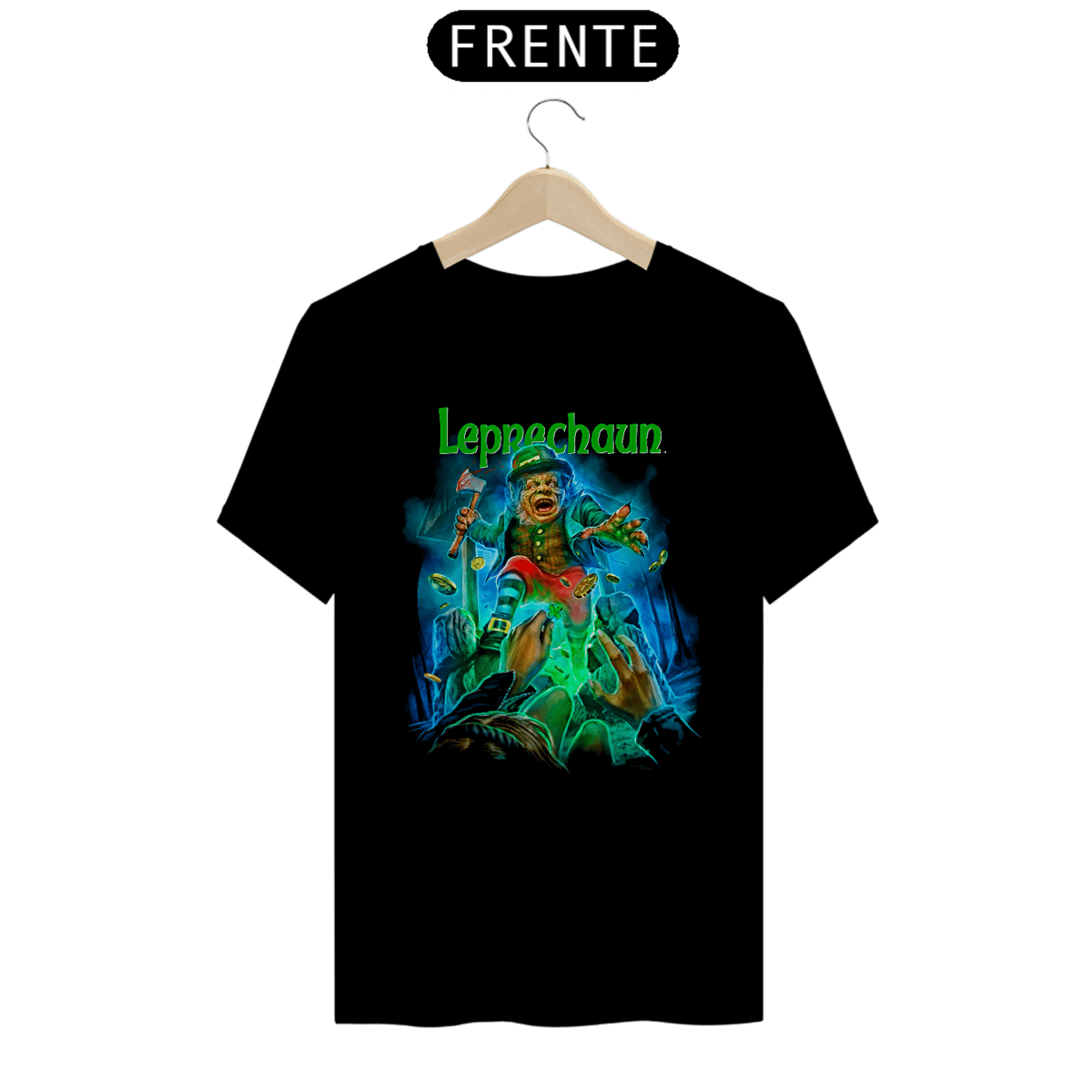 Nome do produto: Camiseta O Duende Estampa Filme Terror