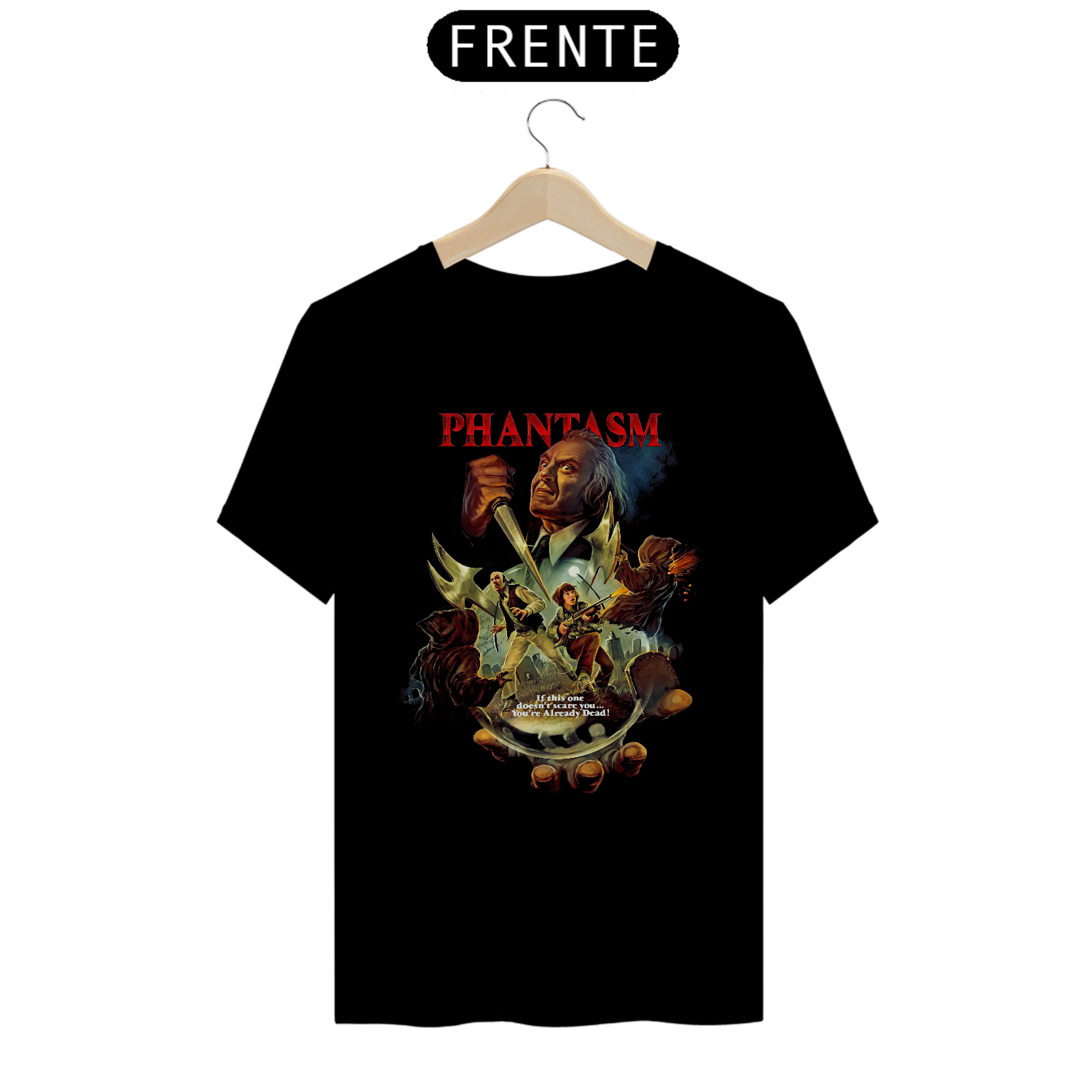 Camiseta Fantasma Estampa Filme Terror