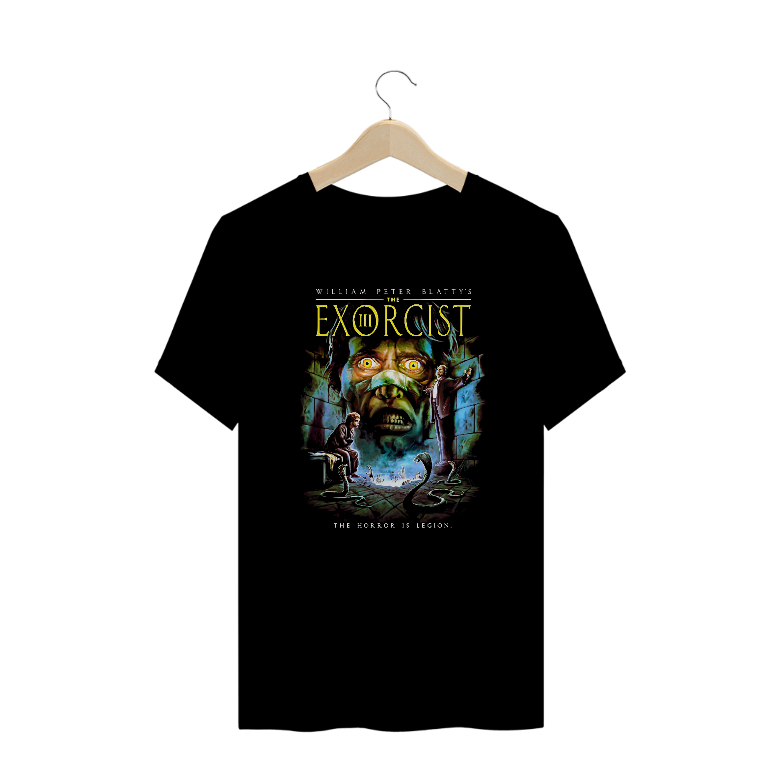 Camiseta Plus Size O Exorcista 3 Estampa Filme Terror