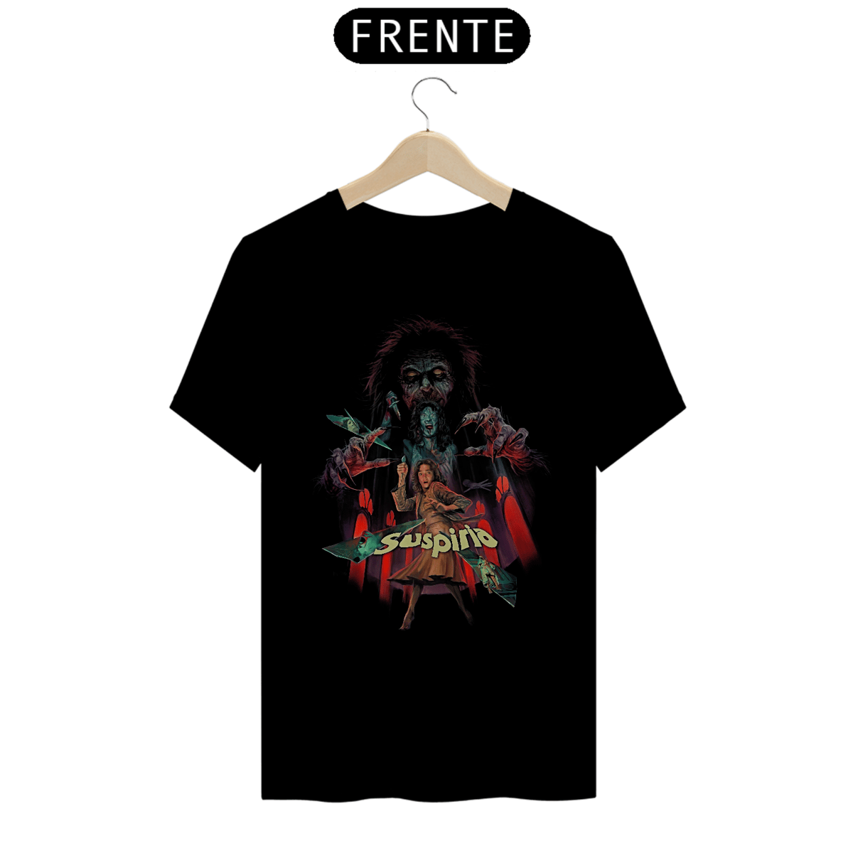Nome do produto: Camiseta Suspiria Estampa Filme Terror
