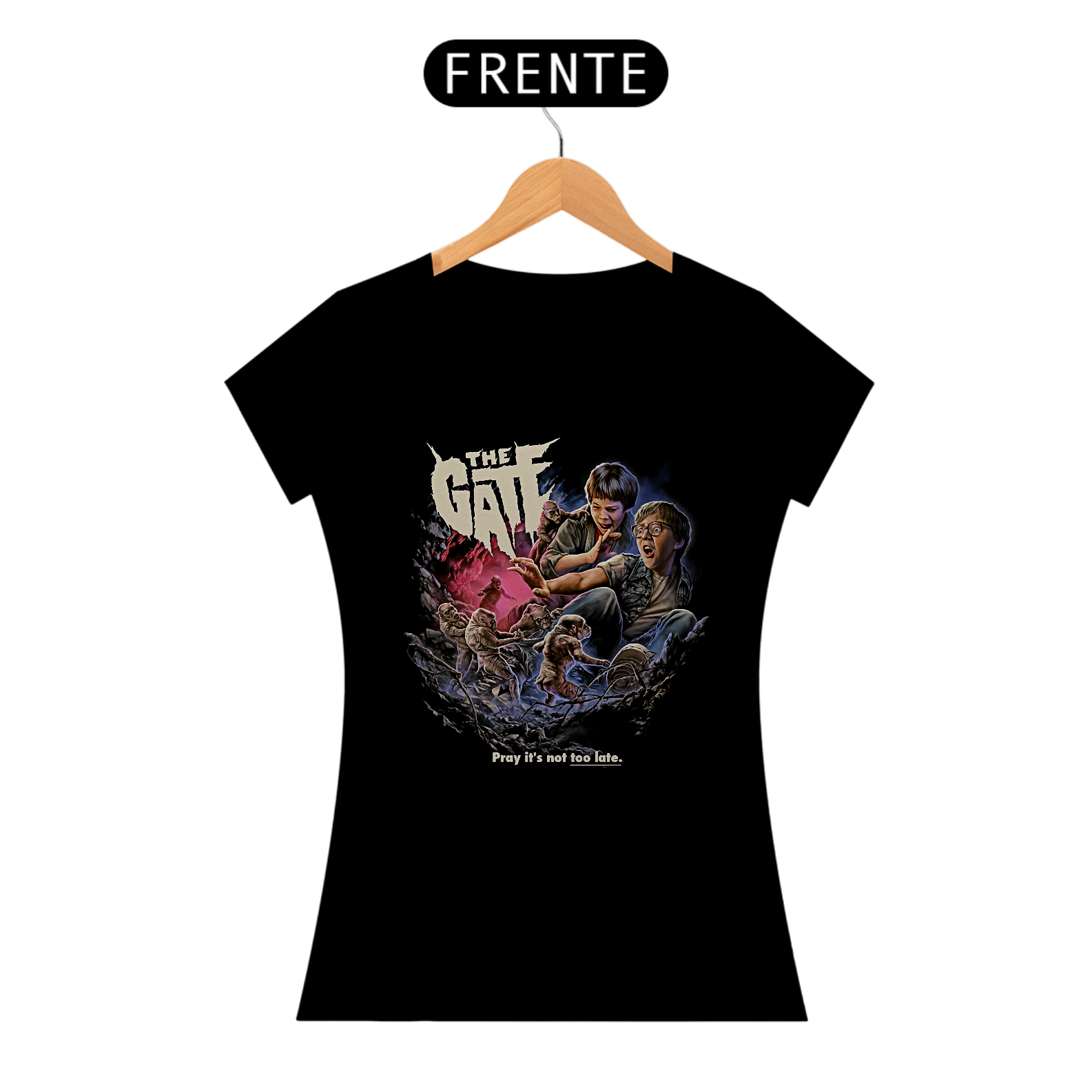 Camiseta Feminina O Portal Estampa Filme Terror