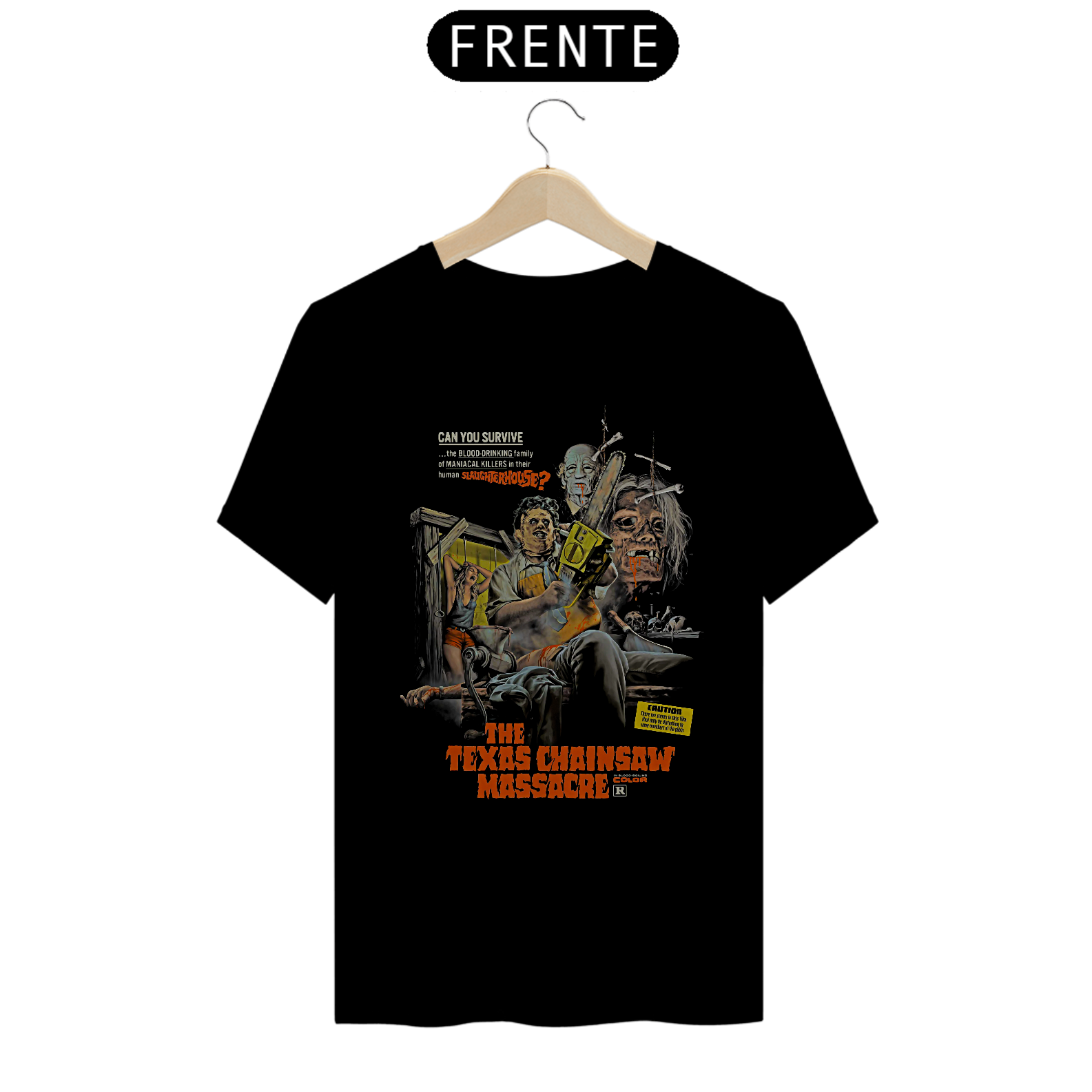 Camiseta O Massacre da Serra Elétrica Estampa Filme Terror