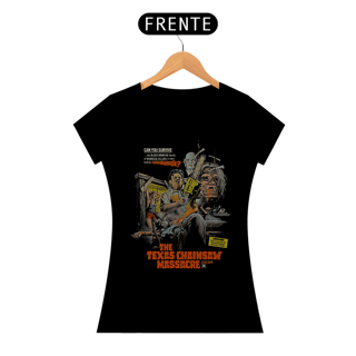 Camiseta Feminina O Massacre da Serra Elétrica Estampa Filme Terror