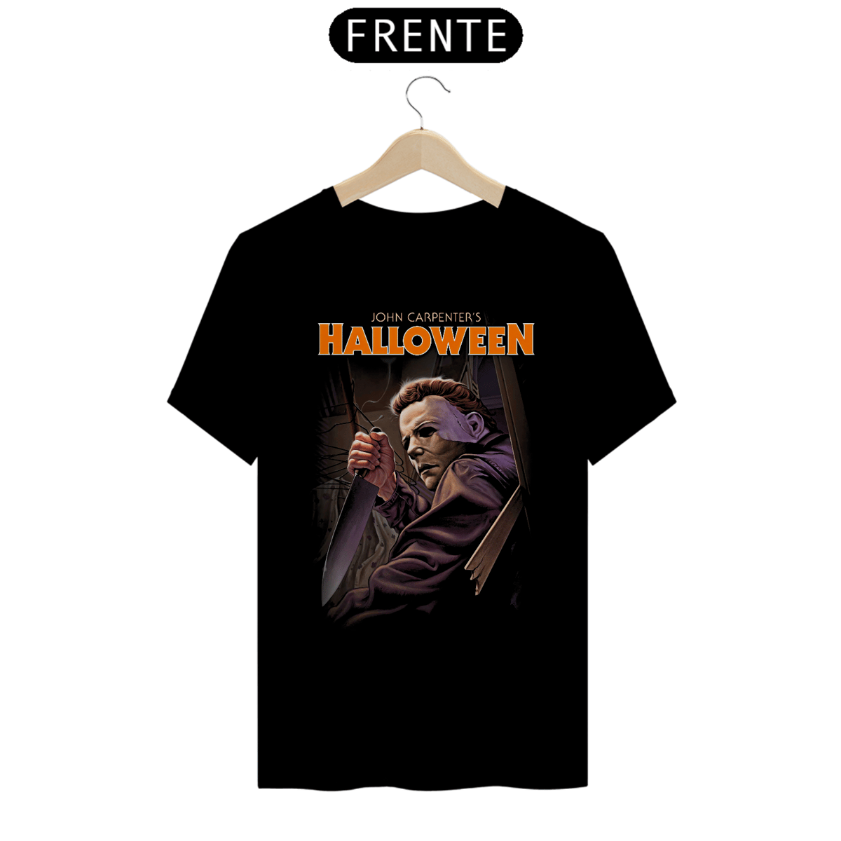 Nome do produto: Camiseta Halloween Estampa Filme Terror