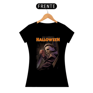 Camiseta Feminina Halloween Estampa Filme Terror