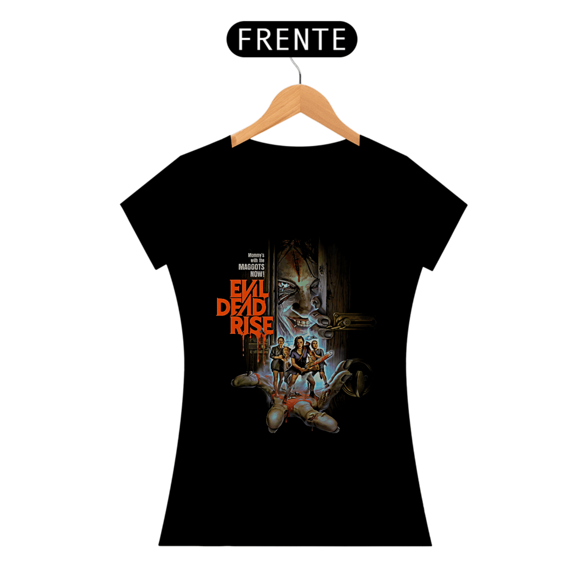 Nome do produto: Camiseta Feminina Evil Dead A Ascensão Estampa Filme Terror