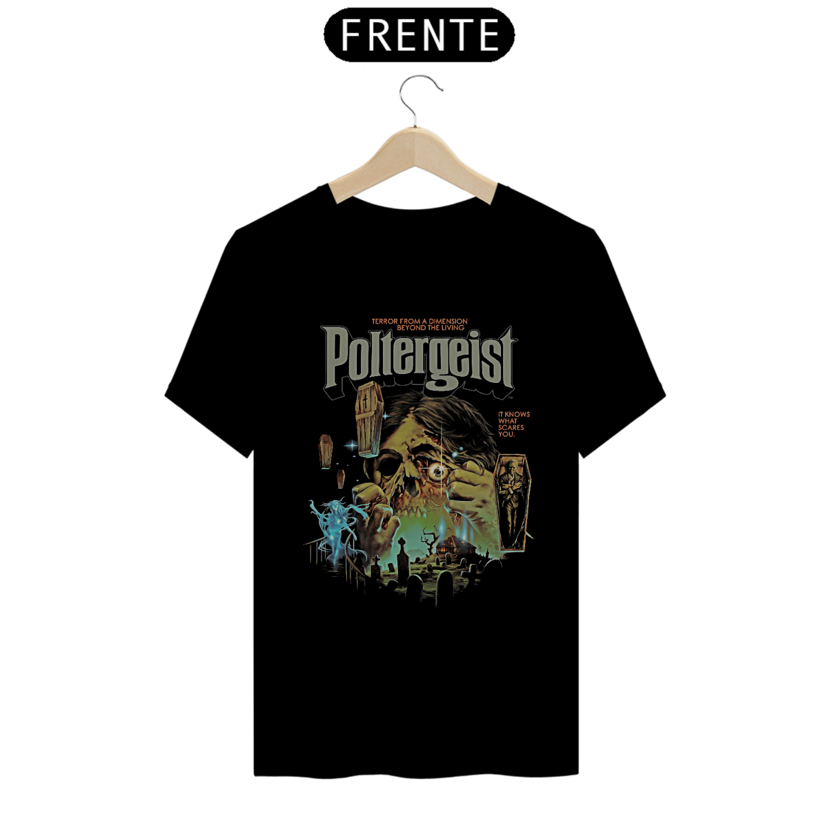 Nome do produto: Camiseta Poltergeist Estampa 2# Filme Terror
