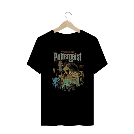 Camiseta Plus Size Poltergeist Estampa 2# Filme Terror