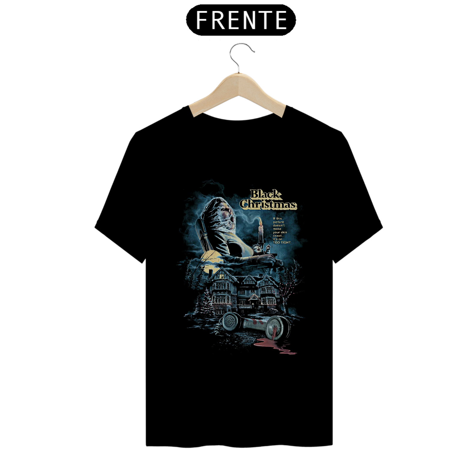 Camiseta Noite do Terror Estampa Filme Terror