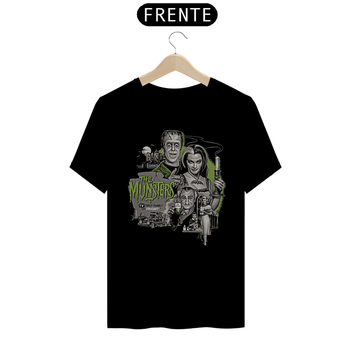 Nome do produto: Camiseta Os Monstros Estampa Filme Terror