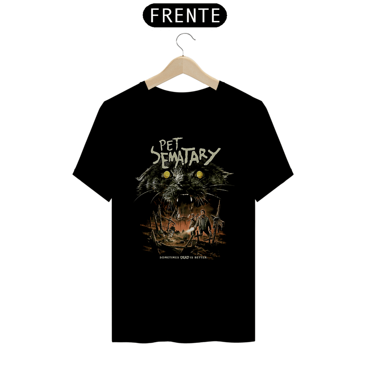 Nome do produto: Camiseta Cemitério Maldito (1989) Estampa Filme Terror