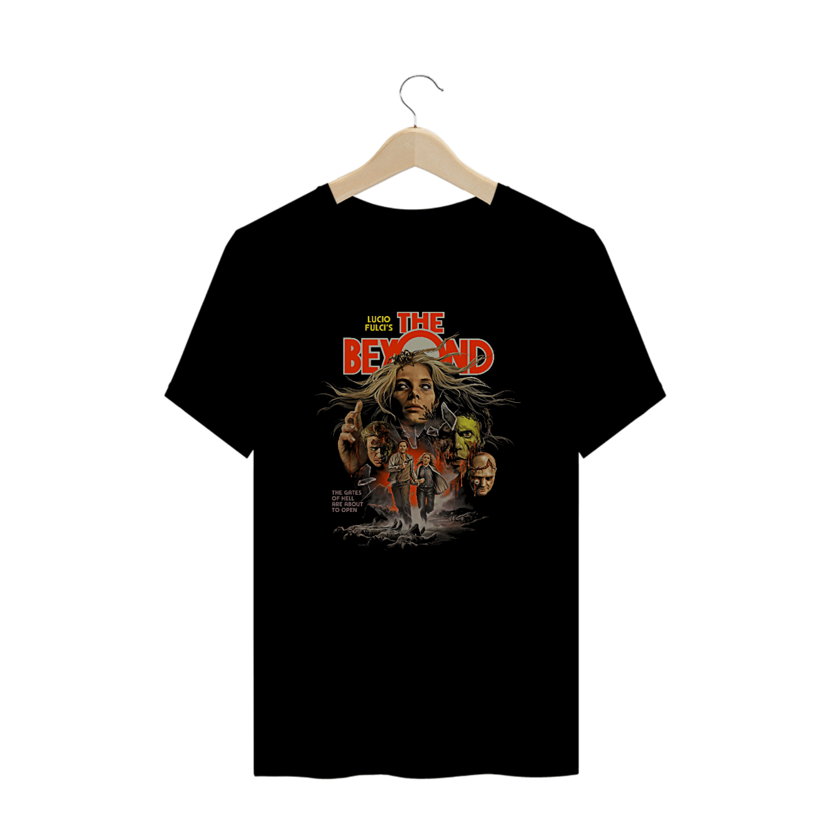 Nome do produto: Camiseta Plus Size Terror nas Trevas Estampa Filme Terror
