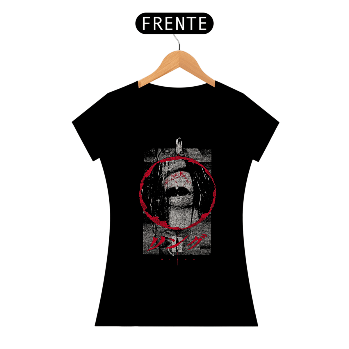 Nome do produto: Camiseta Feminina Ring: O Chamado Estampa Filme Terror