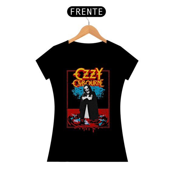 Camiseta Feminina Ozzy Osbourne Estampa ROCK