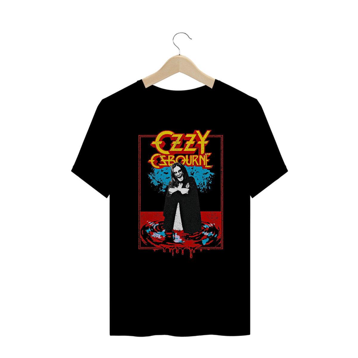 Nome do produto: Camiseta Plus Size Ozzy Osbourne Estampa ROCK