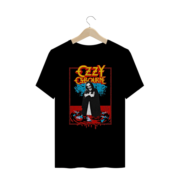 Camiseta Plus Size Ozzy Osbourne Estampa ROCK