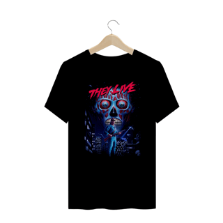 Nome do produto Camiseta Plus Size Eles Vivem Estampa Filme Terror