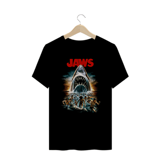 Nome do produto Camiseta Plus Size Tubarão 50 Anos Estampa Filme Terror