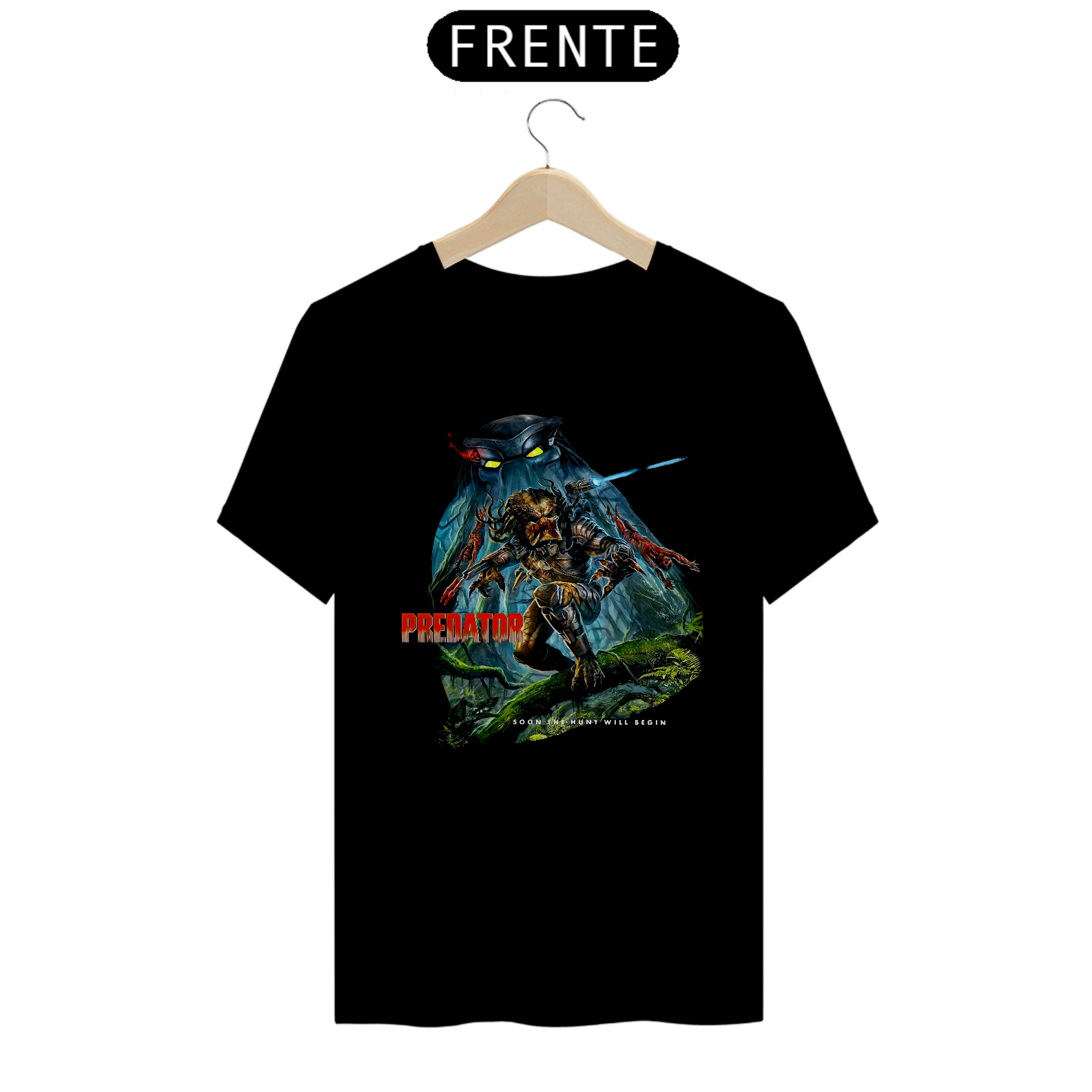 Camiseta Predador Estampa Filme Terror