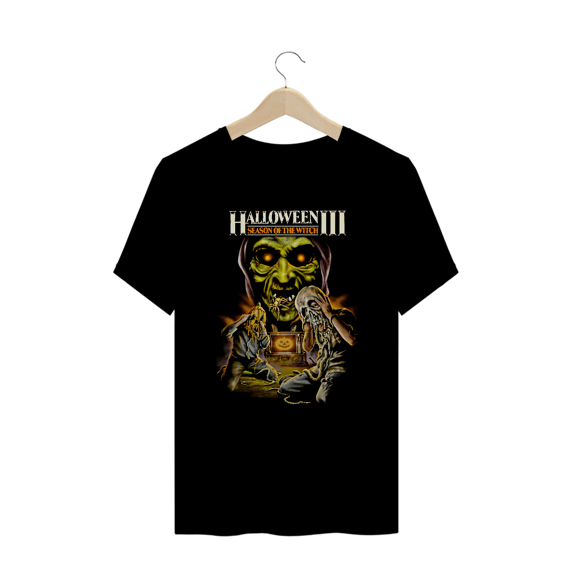 Camiseta Plus Size Halloween III Estampa Filme Terror