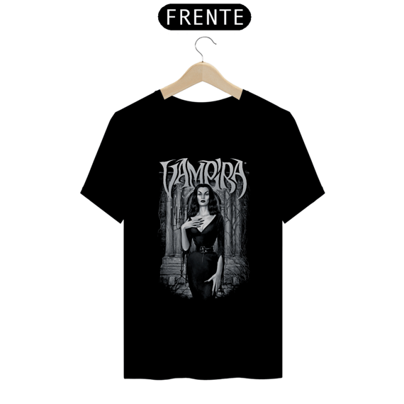 Camiseta Vampira Estampa Filme Terror