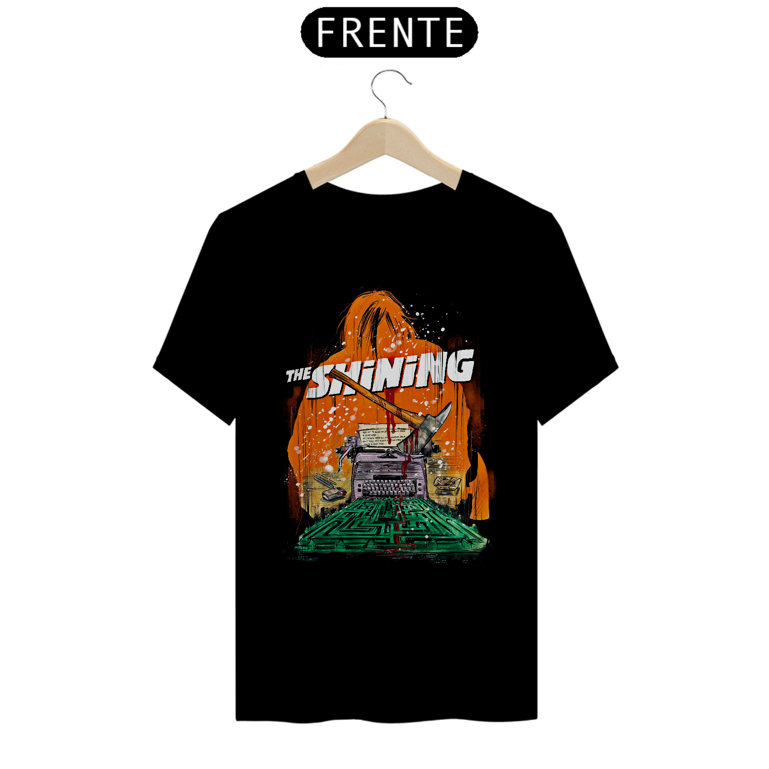 Camiseta O Iluminado Estampa Filme de Terror