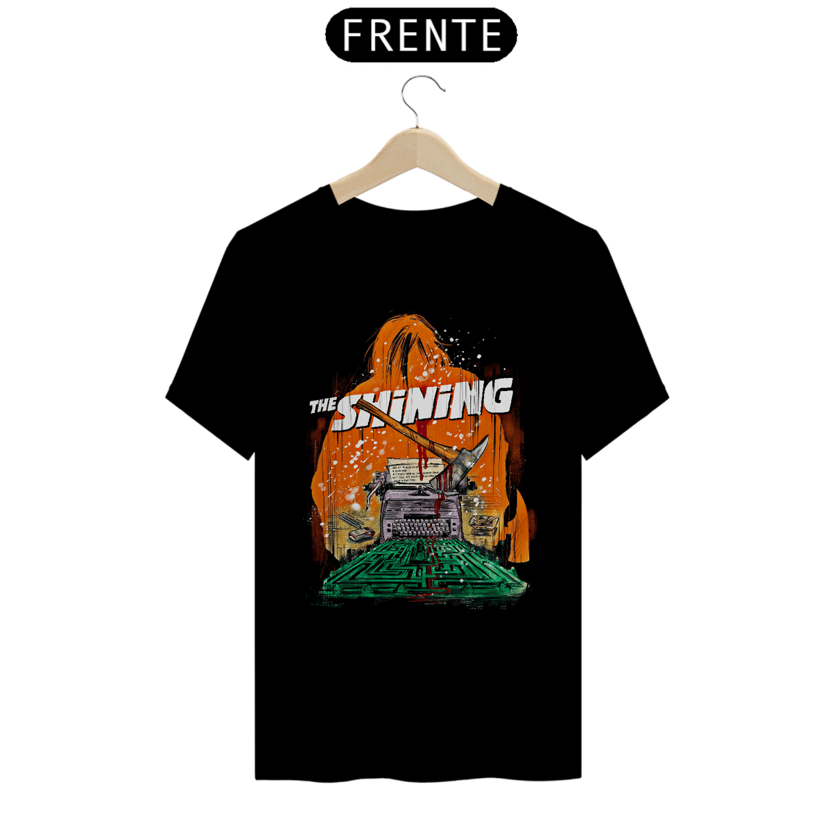 Nome do produto: Camiseta O Iluminado Estampa Filme de Terror