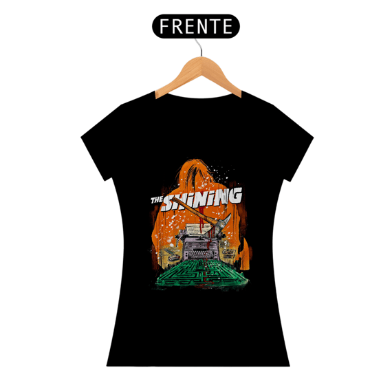 Camiseta Feminina O Iluminado Estampa Filme de Terror