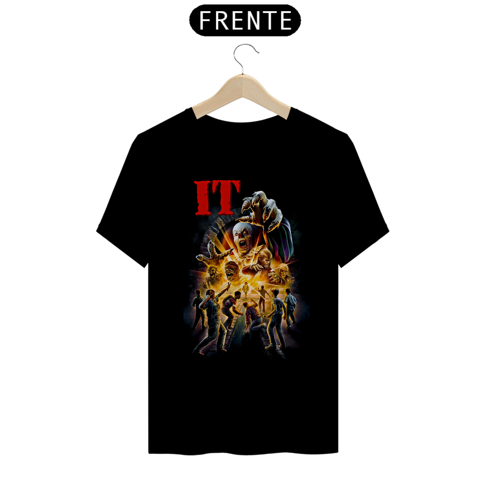 Camiseta It: A Coisa (1990) Estampa Filme Terror