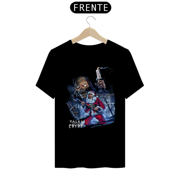 Camiseta Conto de Natal da Cripta Estampa Filme Terror