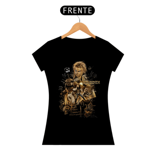 Nome do produto Camiseta Feminina Labirinto - A Magia do Tempo Estampa Filme David Bowie
