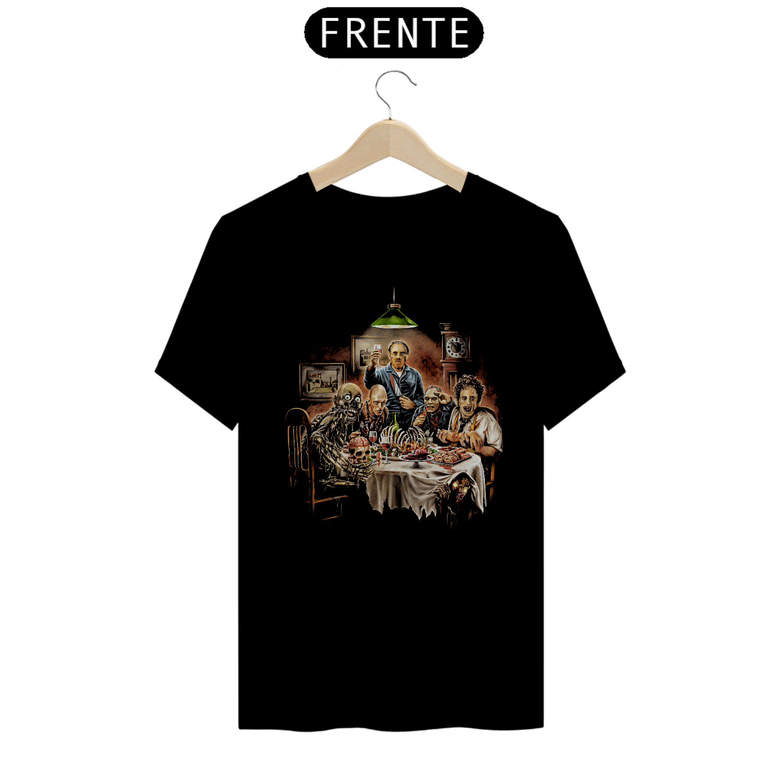 Camiseta O Banquete dos Canibais Estampa Filme Terror