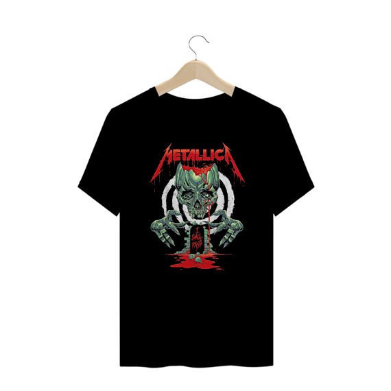 Camiseta Plus Size Creeping Death | Estampa Banda Metallica | Rock