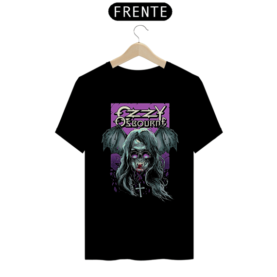 Camiseta Morcego das Trevas Estampa Banda Ozzy Osbourne | Rock