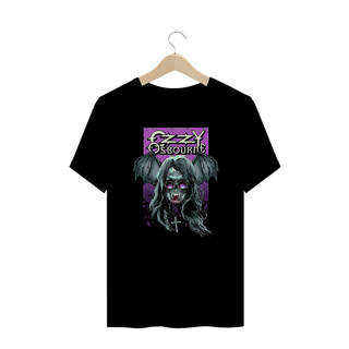 Nome do produto Camiseta Plus Size Morcego das Trevas Estampa Banda Ozzy Osbourne | Rock