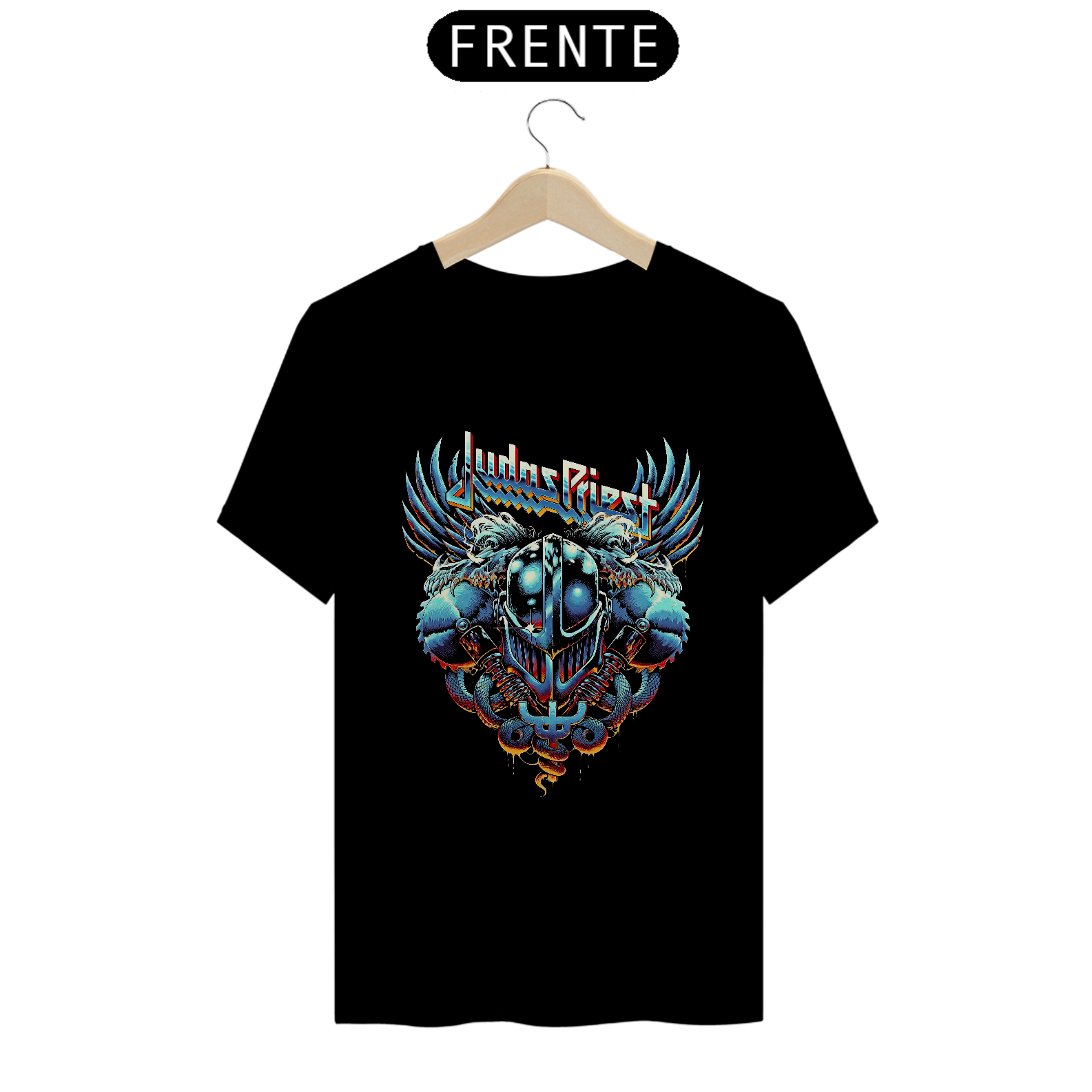 Camiseta Painkiller | Estampa Banda Judas Priest | Rock