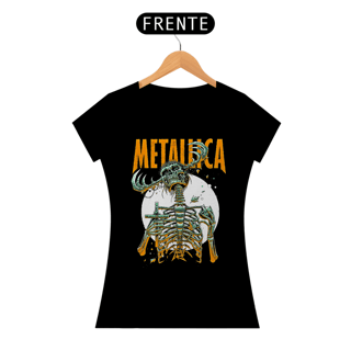 Nome do produto Camiseta Feminina Until It Sleeps | Estampa Banda Metallica | Rock